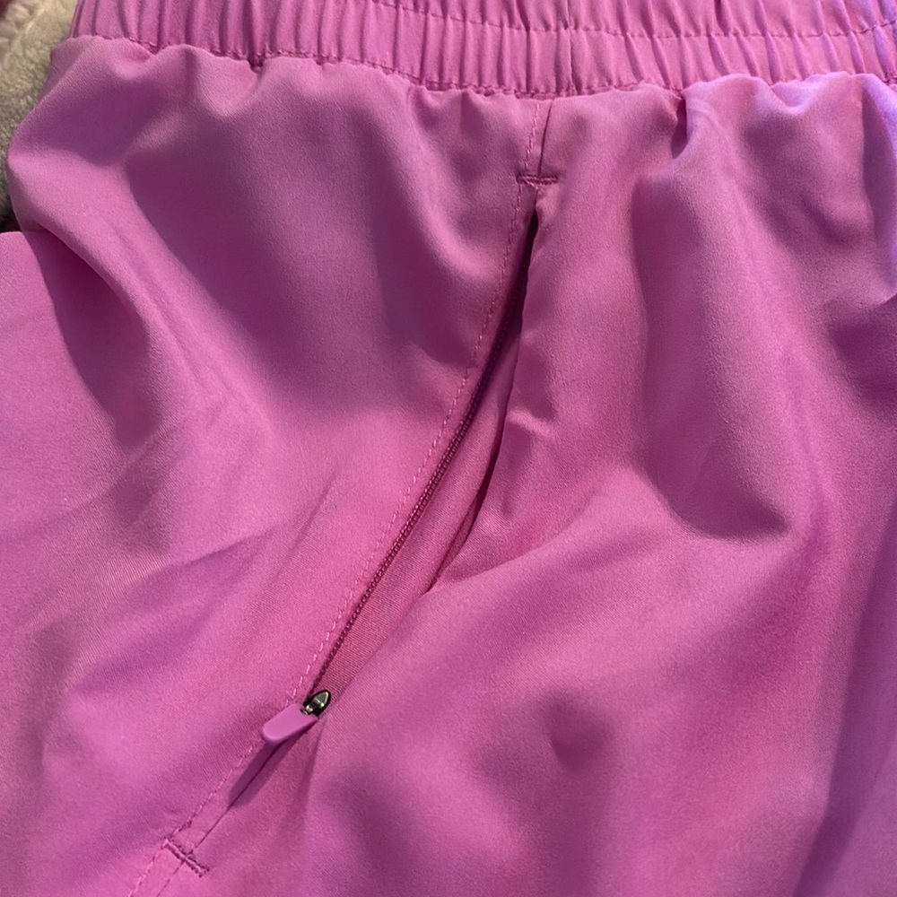 Running Shorts Mid Rise Pink All In Motion Size Large - Picture 4 of 4